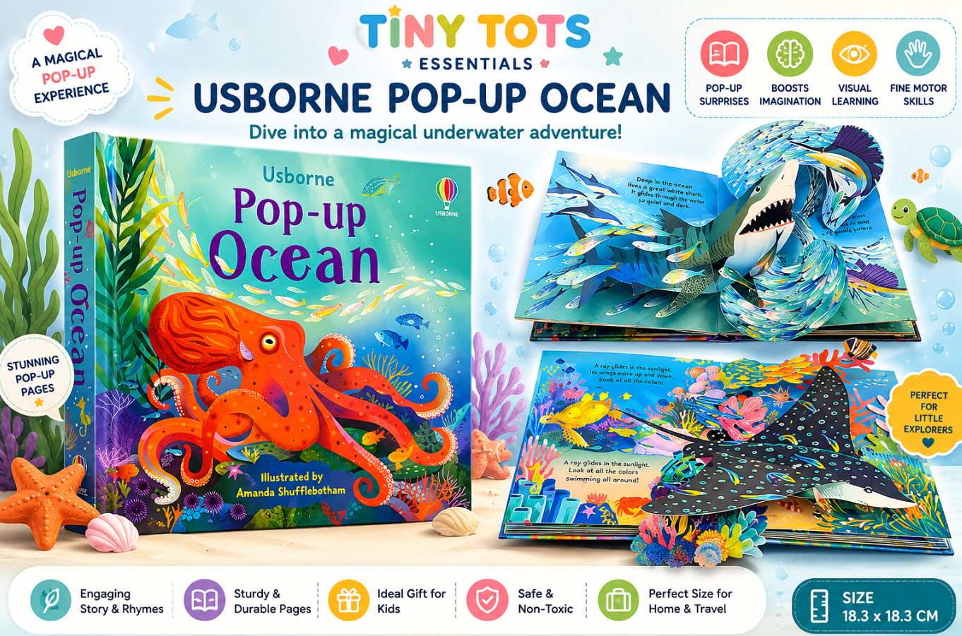 Marine Pop Up Book