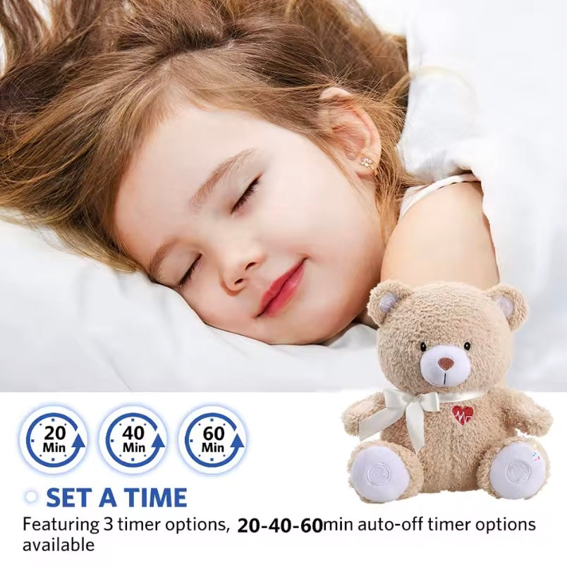 White Noise Teddy Bear
