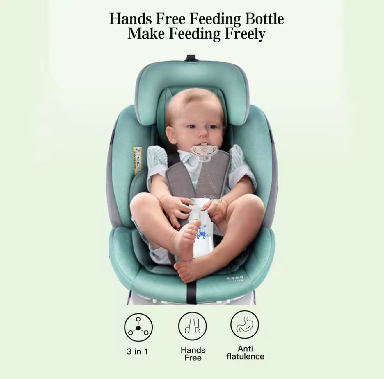 Hands Free Feeding Bottle