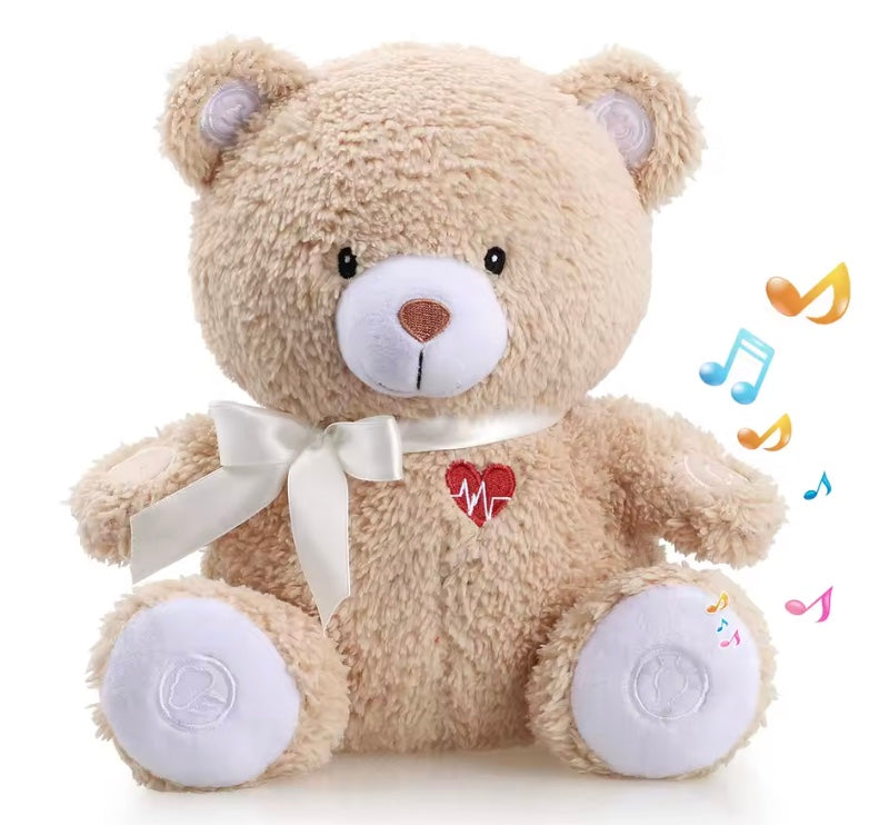 White Noise Teddy Bear